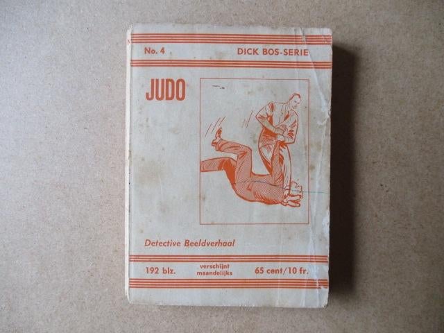 adv11405 dick bos 4 judo, Eén stripboek, Ophalen, Gelezen