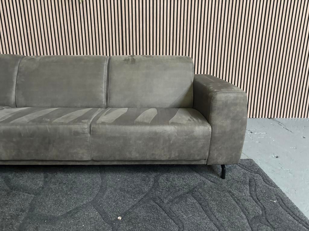 GRATIS LEVERING Hoekbank Donkergroen 265x220 GEREINIGD, Huis en Inrichting, Banken | Bankstellen, 250 tot 300 cm, Hoekbank, Ophalen of Verzenden