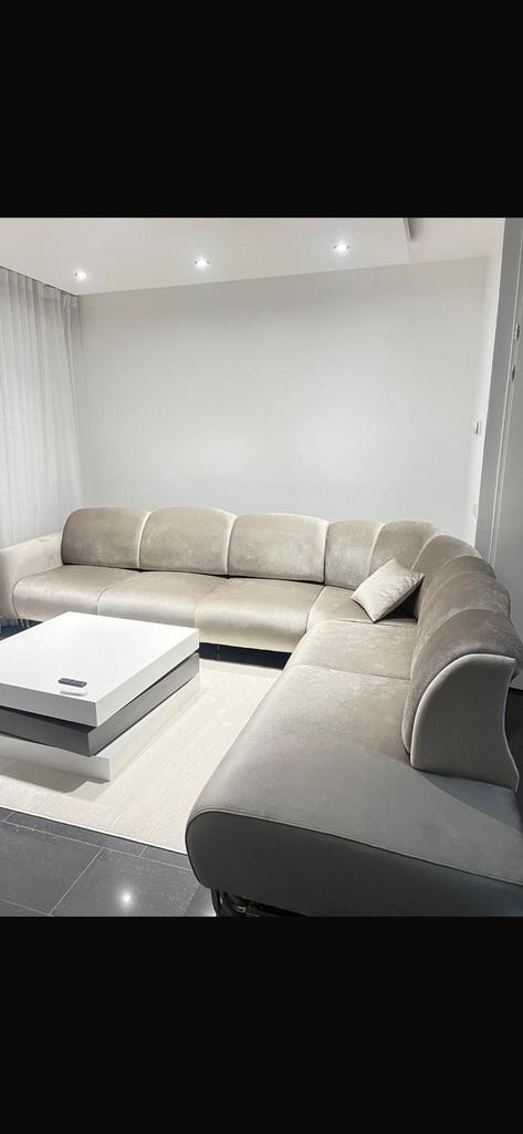 Ruime Hoekbank 320x250, Huis en Inrichting, Banken | Bankstellen, Ophalen, Gebruikt, Hoekbank, 300 cm of meer