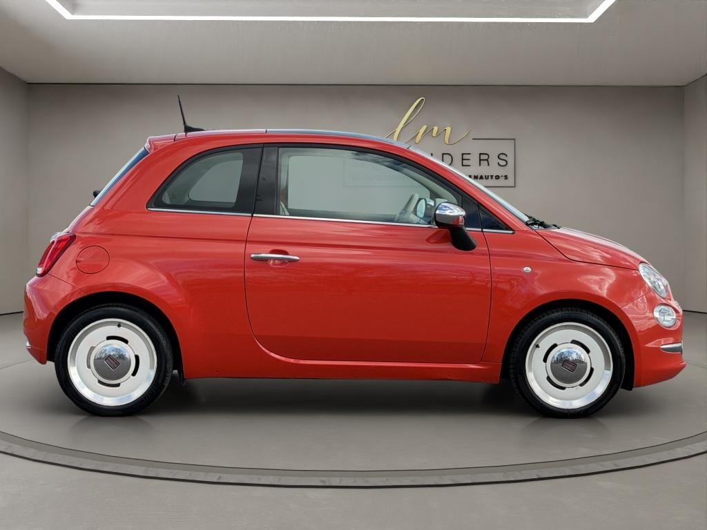 Fiat 500 0.9 TwinAir T Anniversario 2018 ORANJE | Panoramada, Auto's, Fiat, Keurmerk '100% Onderhouden', Gebruikt, Euro 6, Overige kleuren