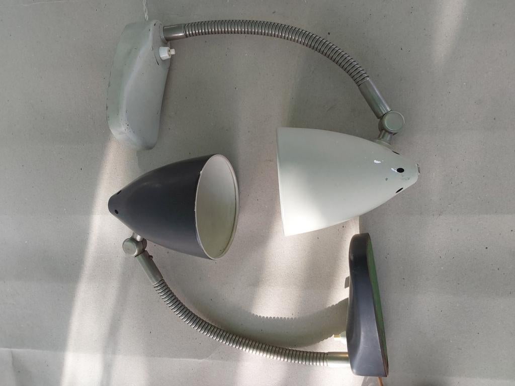 HALA BUROLAMP JAREN 50 BUSQUET LAMP, Ophalen of Verzenden, Minder dan 50 cm