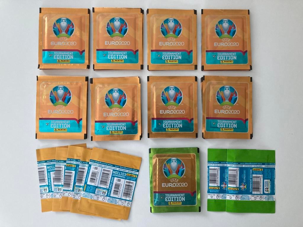 Panini Euro 2020 - 52 pakjes, Ophalen of Verzenden, Zo goed als nieuw