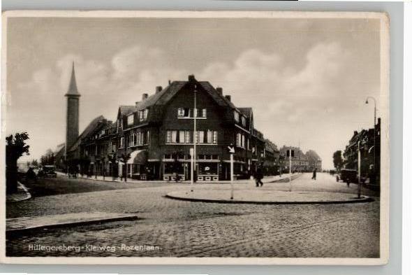 Hillegersberg Kleiweg Rozenlaan st 1938, Verzenden, 1920 tot 1940, Gelopen, Zuid-Holland