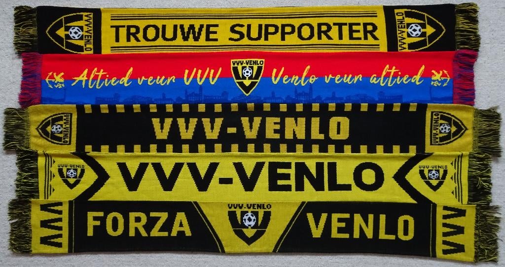 sjaals VVV Venlo, Verzamelen, Sportartikelen en Voetbal, Ophalen of Verzenden, Zo goed als nieuw, Overige binnenlandse clubs, Vaantje of Sjaal