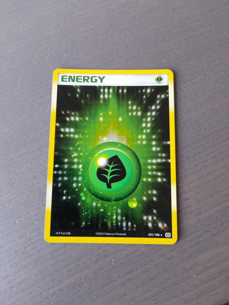 2005 ex emerald 101/106 grass energy holo, Ophalen of Verzenden, Gebruikt, Losse kaart, Foil