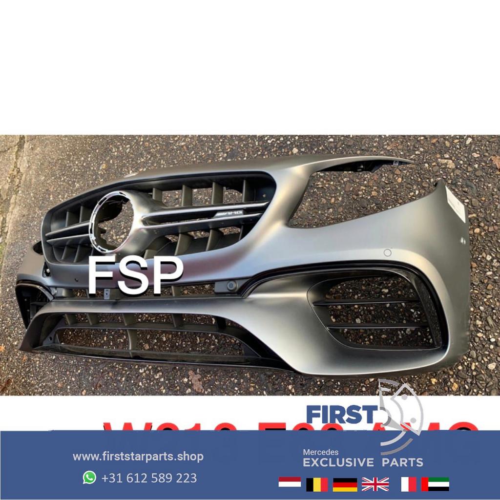 W213 E63 BUMPER E63s AMG Voorbumper COMPLEET bumper originee, Gebruikt, -, Voor, Ophalen of Verzenden