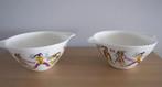 2 soepkommen Sinfé Dordrecht 1967 bont gekleurd Royal Sfinx, Ophalen, Huis en Inrichting