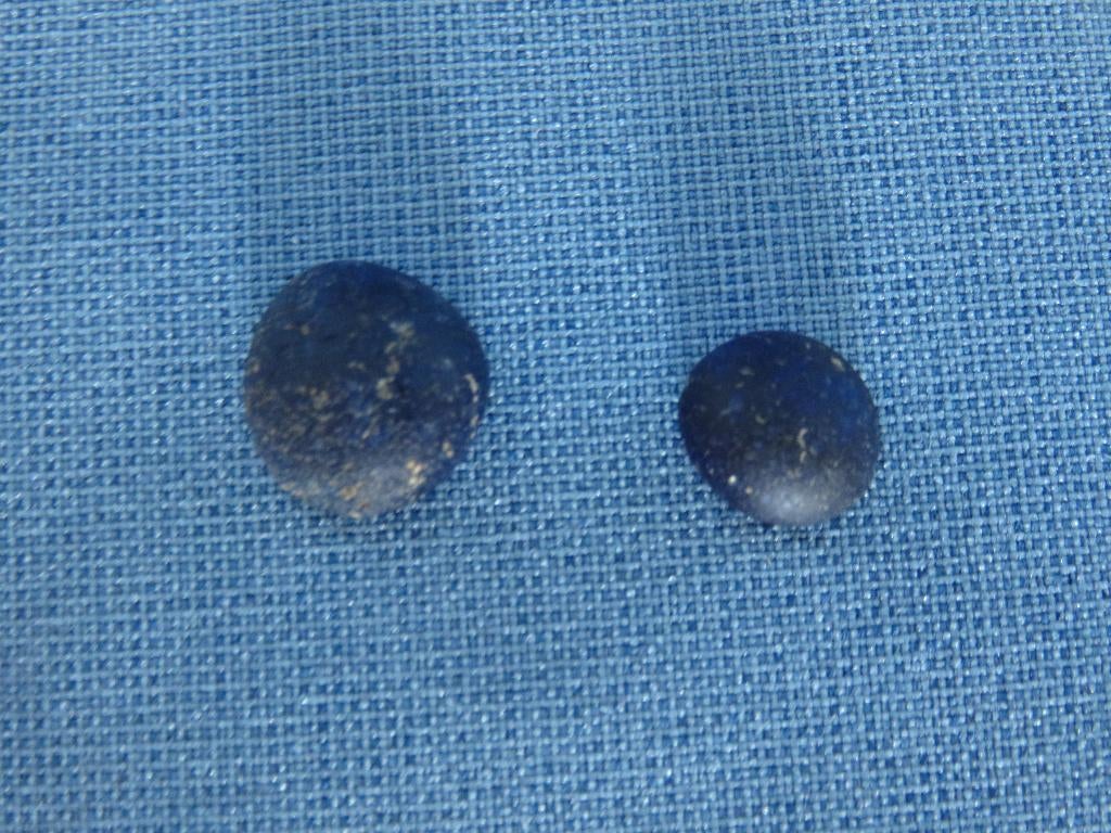 Romeinse speelschijfjes - glas - 1e - 2e eeuw bodemvondsten, Ophalen of Verzenden