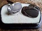 Vintage Manchetknopen zilver., Sieraden, Tassen en Uiterlijk, Manchetknopen, Verzenden, Gebruikt, Zilver