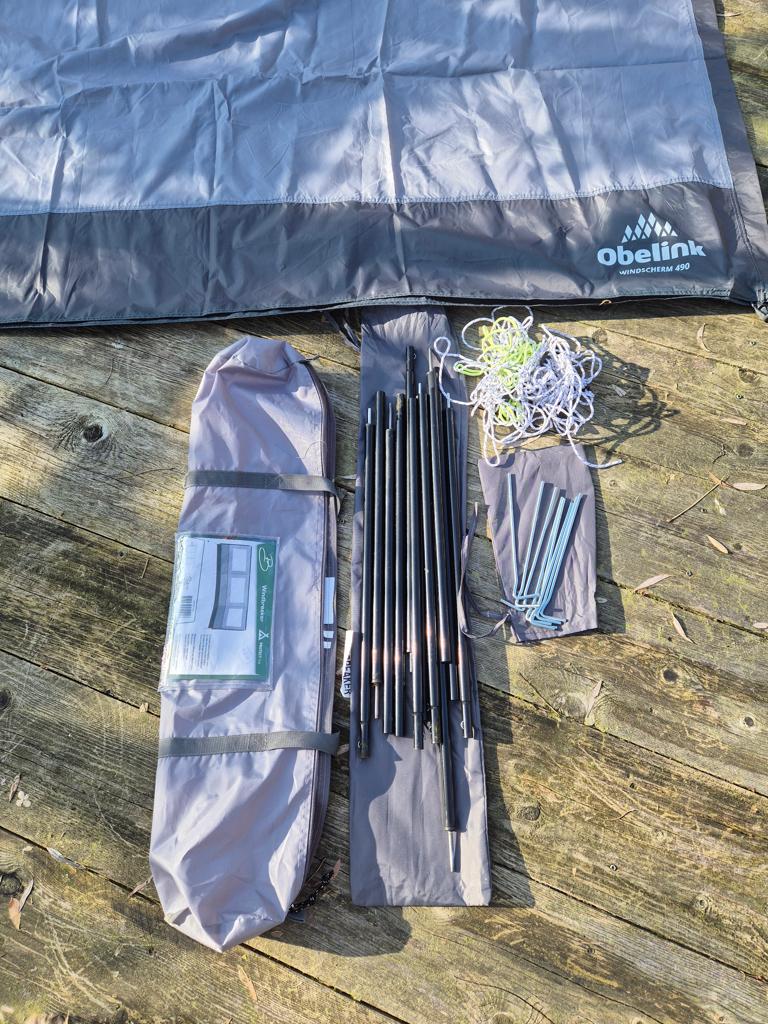 Windscherm, Caravans en Kamperen, Windschermen, Ophalen, Zo goed als nieuw