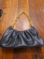 Zwarte basic leren handtas voor vrouwen, Ophalen of Verzenden, Nieuw, Zwart, Handtas