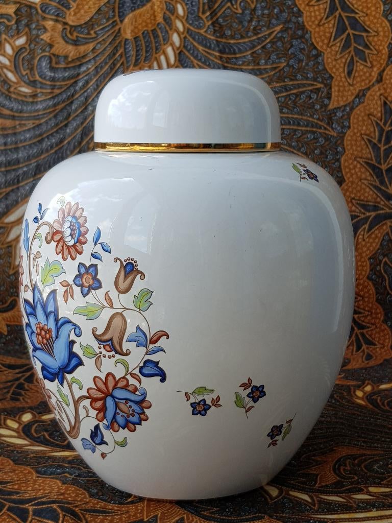 Mooie grote oude gemberpot uit Engeland van Carlton 22,5 cm., Ophalen of Verzenden
