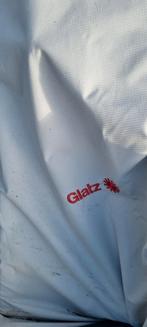 Glatz zweefparasol Taupe, Ophalen, Zo goed als nieuw, Minder dan 15 m²