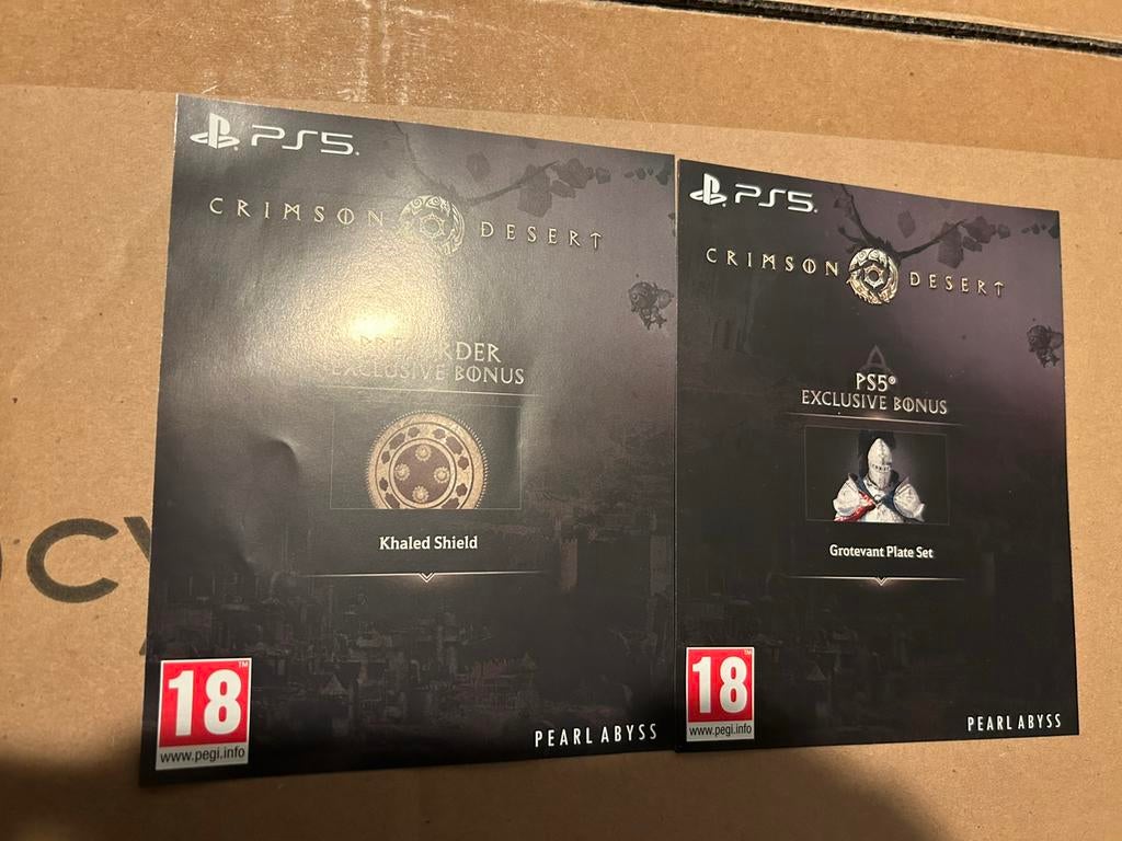 Crimson desert pre order bonus codes, Ophalen of Verzenden, Zo goed als nieuw