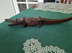 Gratis houten krokodil, 30 cm lang, Antiek en Kunst, Ophalen