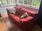Rode bank, Huis en Inrichting, Banken | Bankstellen, Ophalen, Gebruikt, Klassiek, Driepersoons