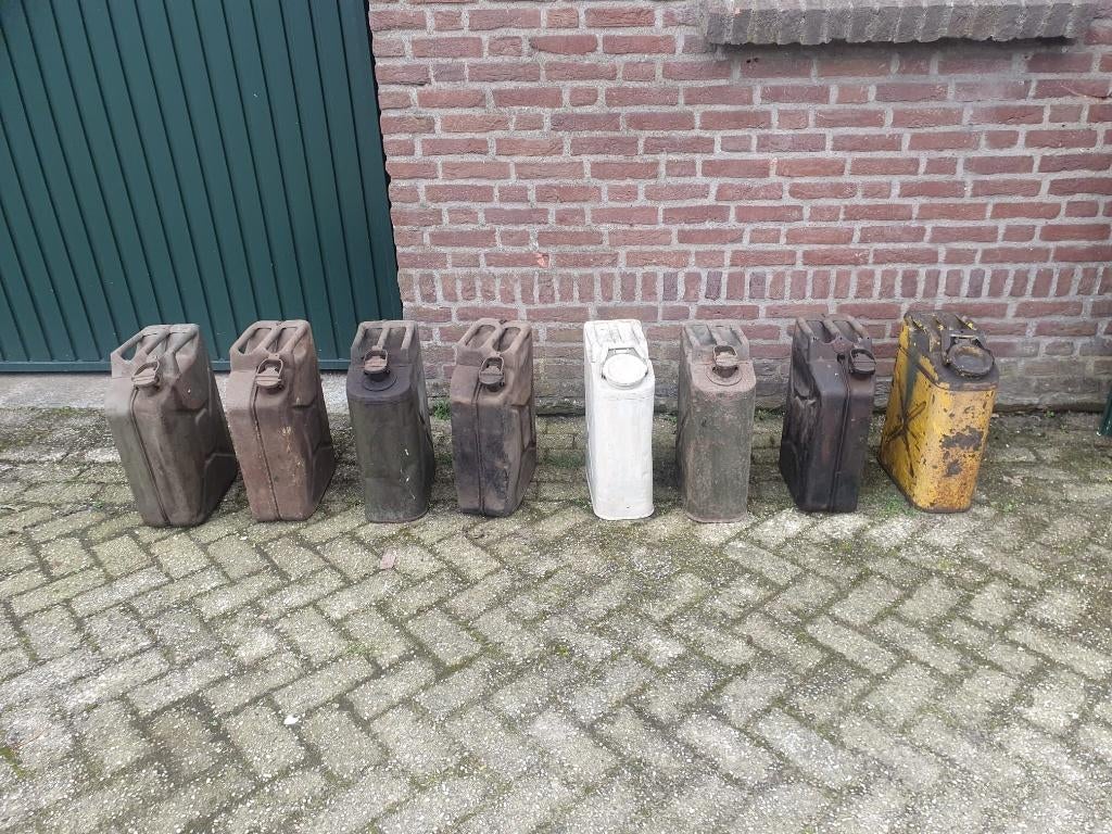 Jerrycans, Ophalen, Landmacht, Nederland, Overige typen