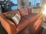 Lederen bank van Machalke 2.70 breed kleur cognac, 250 tot 300 cm, Gebruikt, Driepersoons, Ophalen of Verzenden