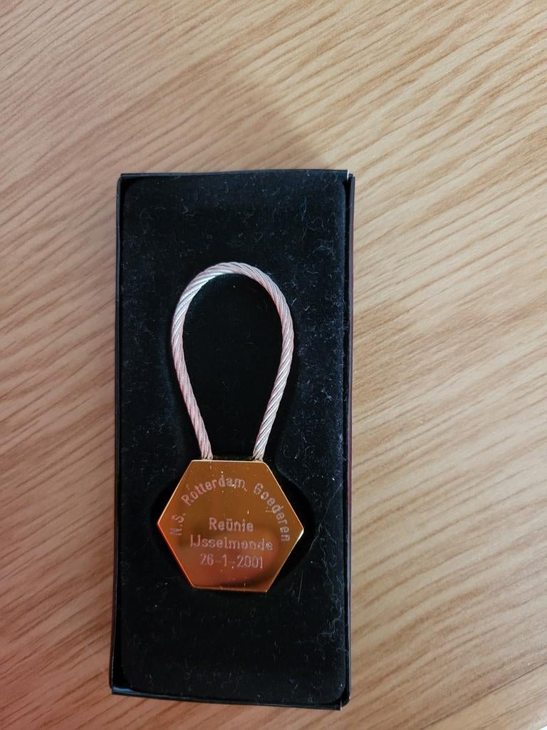 NS Rotterdam Goederen munt aan hanger, Ophalen of Verzenden, Trein, Overige typen