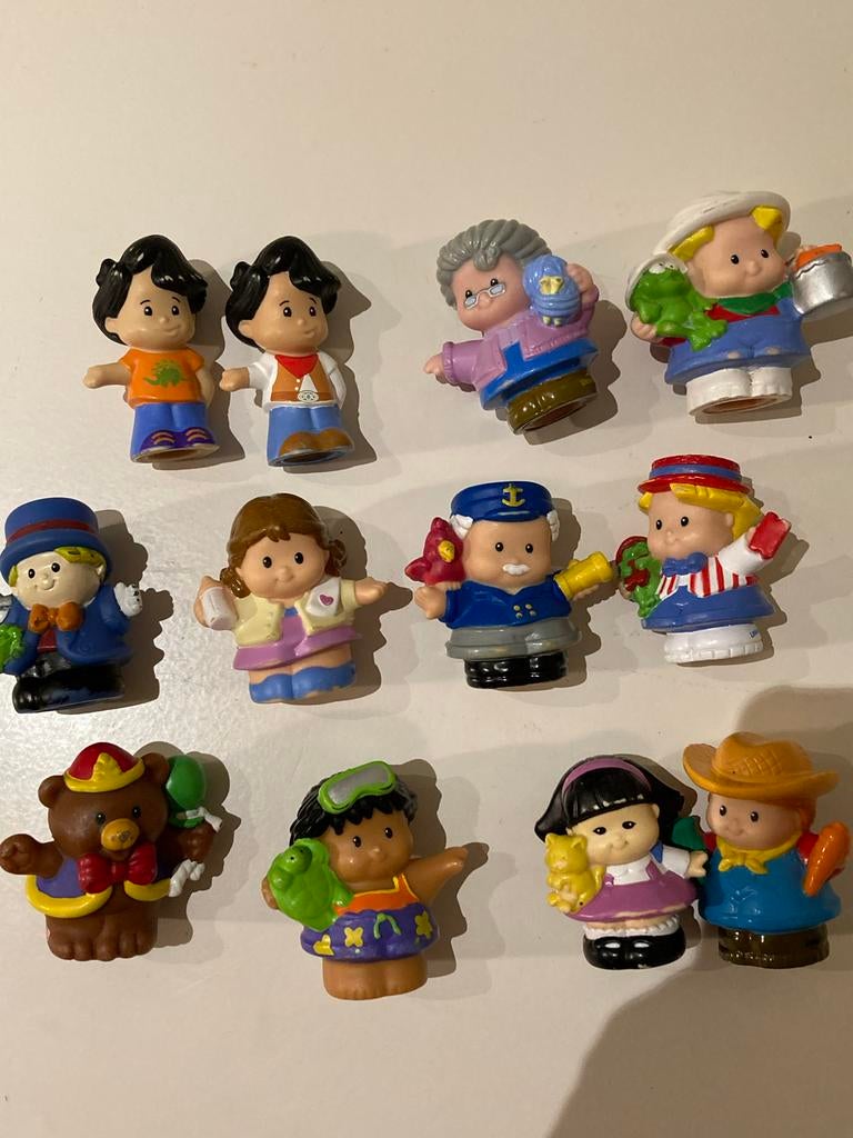 12 Little People poppetjes, Ophalen of Verzenden, Gebruikt, Jongen of Meisje