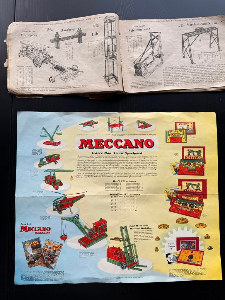 Originele jaren ‘50 Meccano set, Ophalen of Verzenden