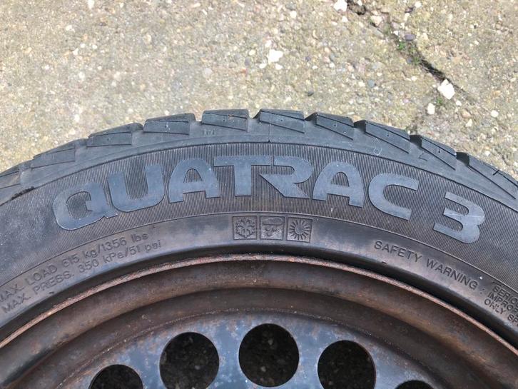 2 gebruikte Vredestein Quatrac 3 banden 205/55R16, Auto diversen, Overige Auto diversen, Ophalen of Verzenden