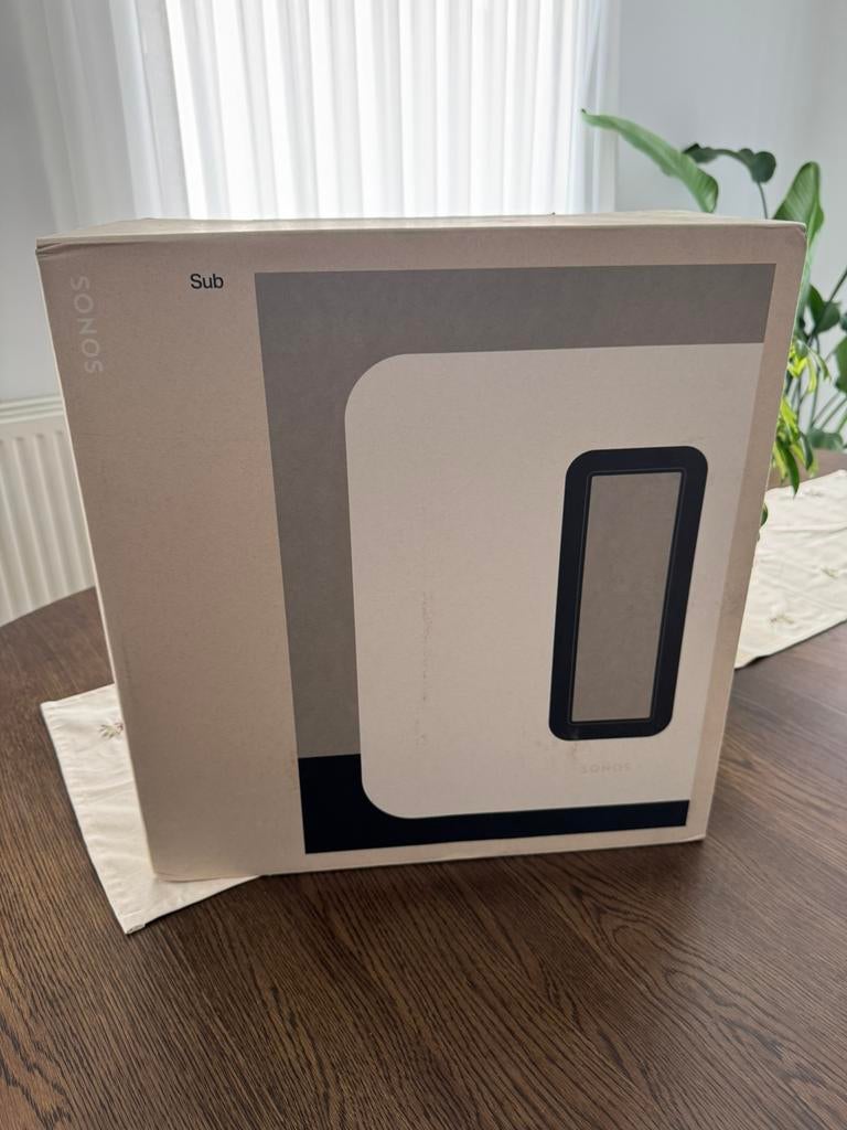 Sonos Sub - Gen 3 - Wit - NIEUW / GESEALD - Spotprijs, Subwoofer, Ophalen of Verzenden, Zo goed als nieuw, Sonos