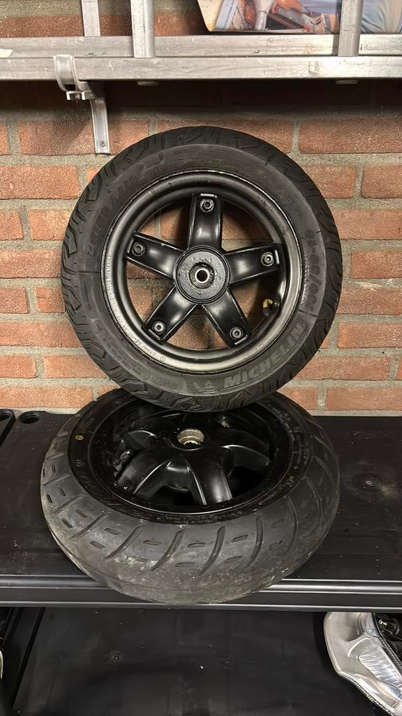 Piaggio Motorzip velgenset 10inch, Ophalen of Verzenden, Zo goed als nieuw, Overige typen, Piaggio
