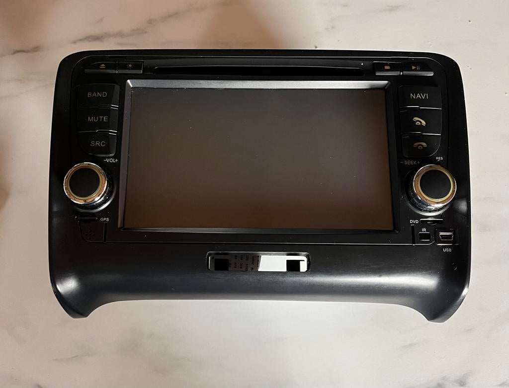 2 DIN autoradio Audi TT 2006-2014, Auto diversen, Ophalen, Zo goed als nieuw