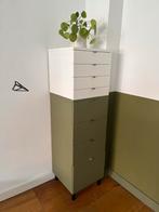 ladekast met 8 laden - Groen/Wit, Ophalen, Overige materialen, Minder dan 50 cm, Gebruikt