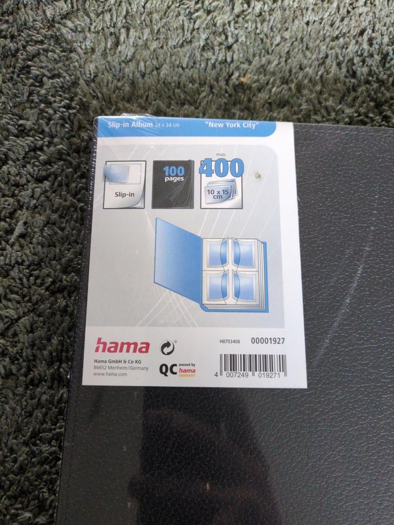 Hama slip-in album 24x34 cm "New York City", Audio, Tv en Foto, Fotoalbums en Accessoires, Ophalen of Verzenden, Nieuw, Fotoalbum