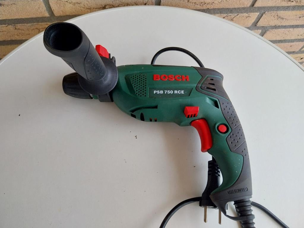 Bosch klopboormachine PSB 750 RCE, Doe-het-zelf en Verbouw, Gereedschap | Boormachines, 600 watt of meer, Zo goed als nieuw, Variabele snelheid
