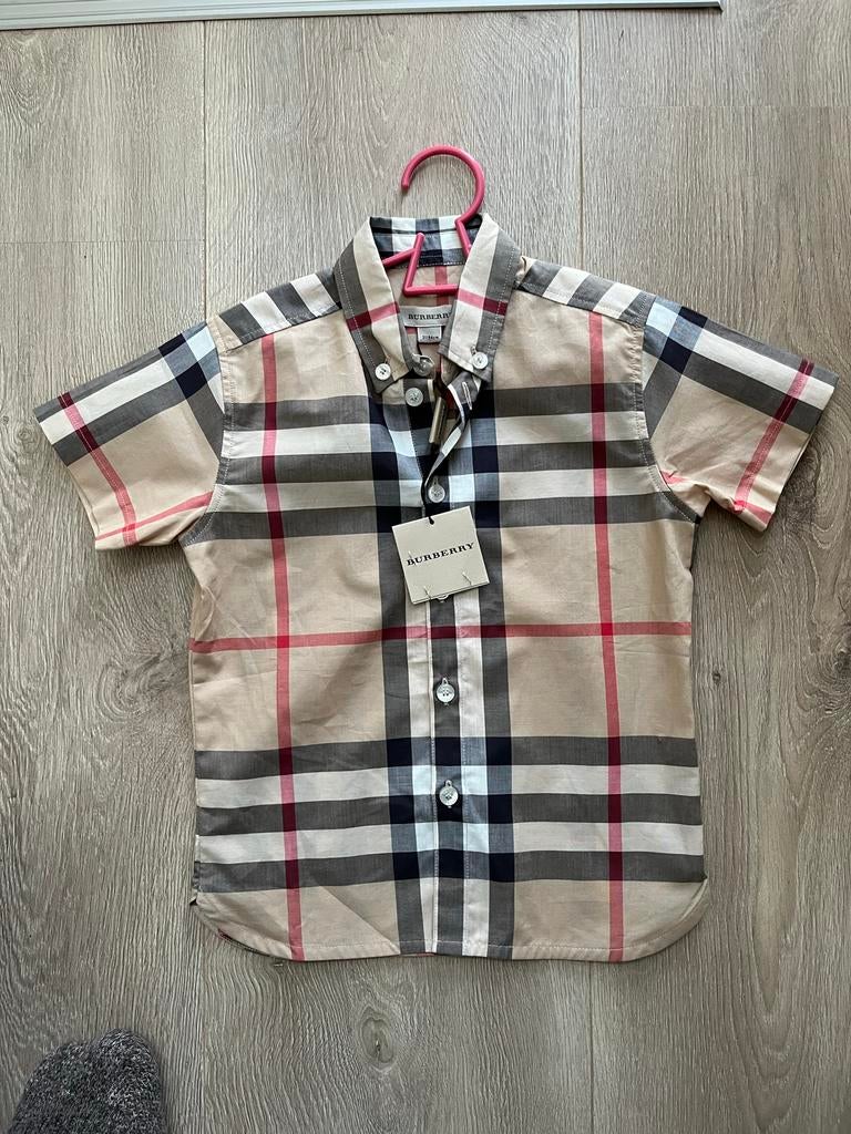 Burberry Blouse Maat 94 / 3Y Nieuw met Prijskaartje, Kinderen en Baby's, Kinderkleding | Maat 92, Ophalen, Nieuw, Jongen, Overhemd of Blouse