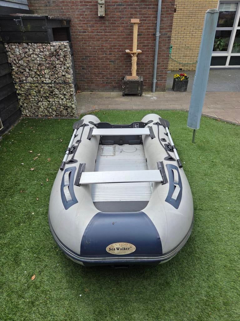 Sea Walker rubberboot met aluminium bodem, Watersport en Boten, Rubberboten, Aluminium, Benzine, Minder dan 70 pk, Ophalen