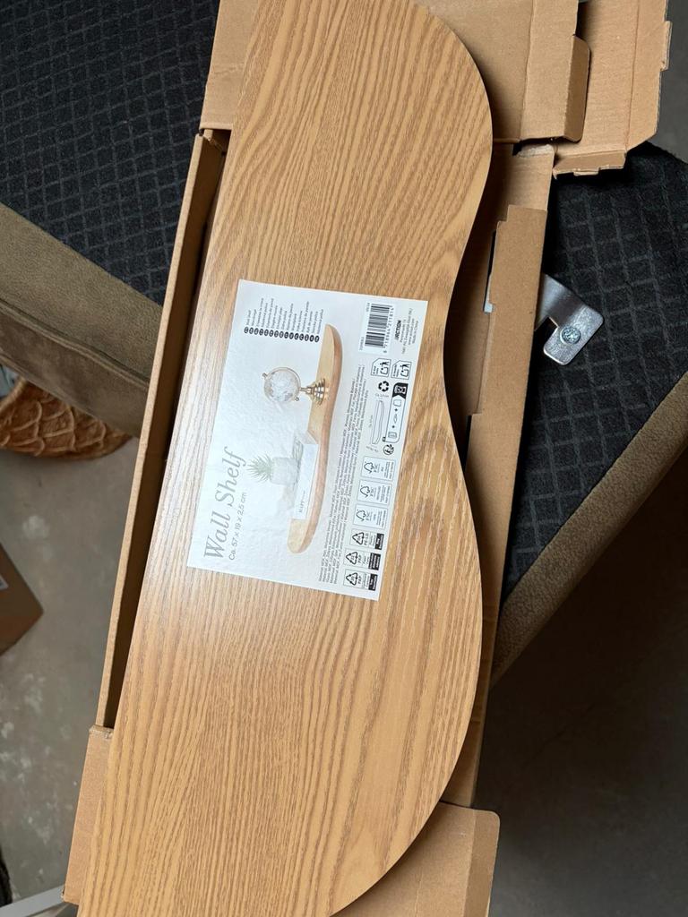 Wandplank, Ophalen, Zo goed als nieuw