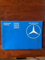 Mercedes 200 240 300 W123 handleiding, Ophalen of Verzenden