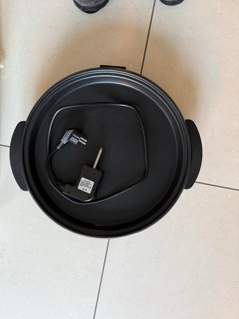 Elektrische hapjespan / paellapan met thermostaat, Ophalen of Verzenden, Zo goed als nieuw