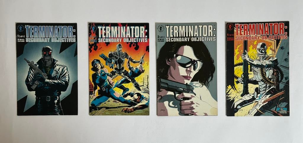 The Terminator Secondary Objectives Complete Set # 1-4, Boeken, Strips | Comics, Complete serie of reeks, Ophalen of Verzenden