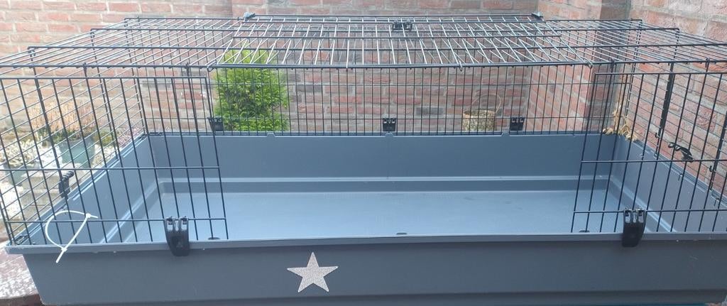 Ferplast knaagdieren kooi 140cm, GrijsZwart, incl toebehoren, Dieren en Toebehoren, Knaagdieren en Konijnen | Hokken en Kooien