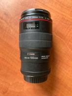 Canon EF 100mm F/2.8L USM IS Macro, Ophalen, Gebruikt, Macrolens
