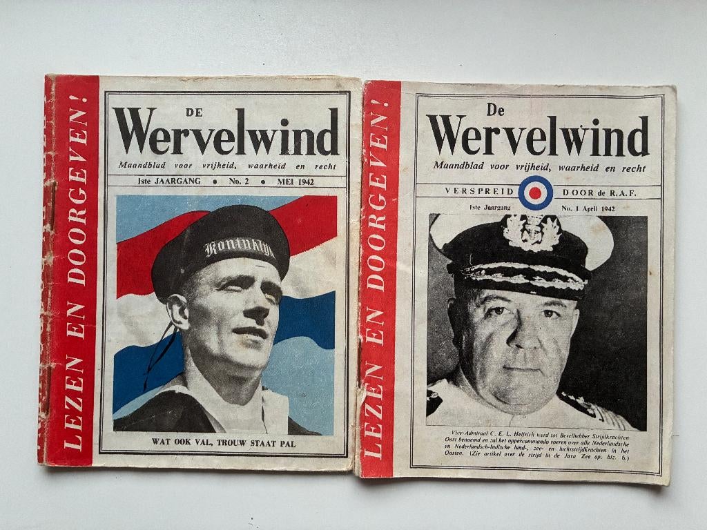 De Wervelwind(WWII), Ophalen of Verzenden, Gelezen, Overige typen