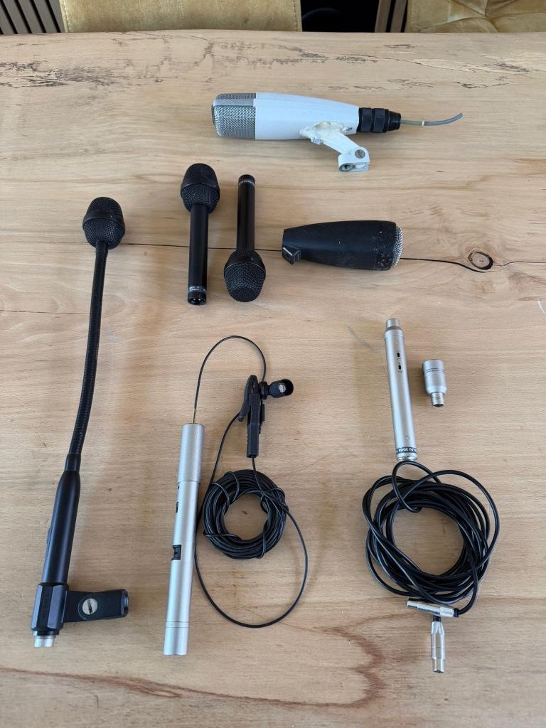 Vintage microfoons Sennheiser, Rode, Muziek en Instrumenten, Microfoons, Gebruikt, Overige typen, Ophalen of Verzenden