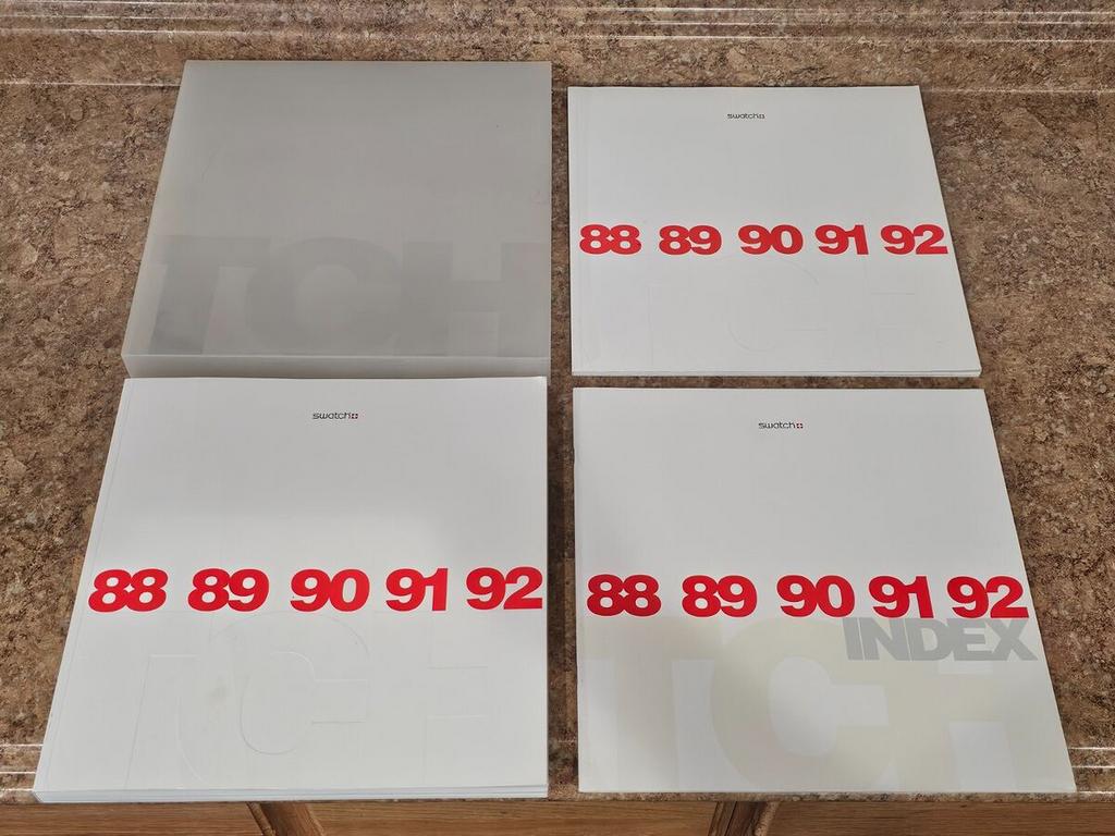 Swatch 1983-1992 Catalogus index & never ending story + hoes, Ophalen of Verzenden, Zo goed als nieuw, Catalogus
