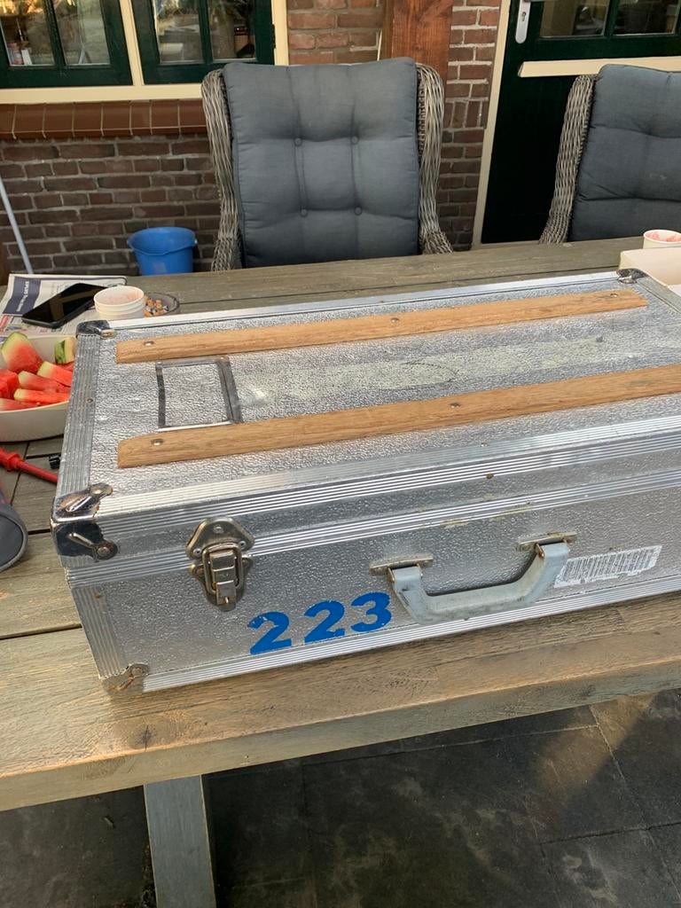 Aluminium koffertje gebruikt, Ophalen, Gebruikt