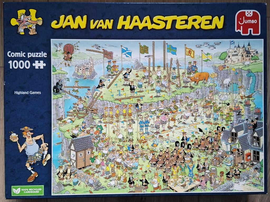 Verschillende Jan van Haasteren puzzels, Hobby en Vrije tijd, Denksport en Puzzels, Ophalen, 500 t/m 1500 stukjes, Zo goed als nieuw