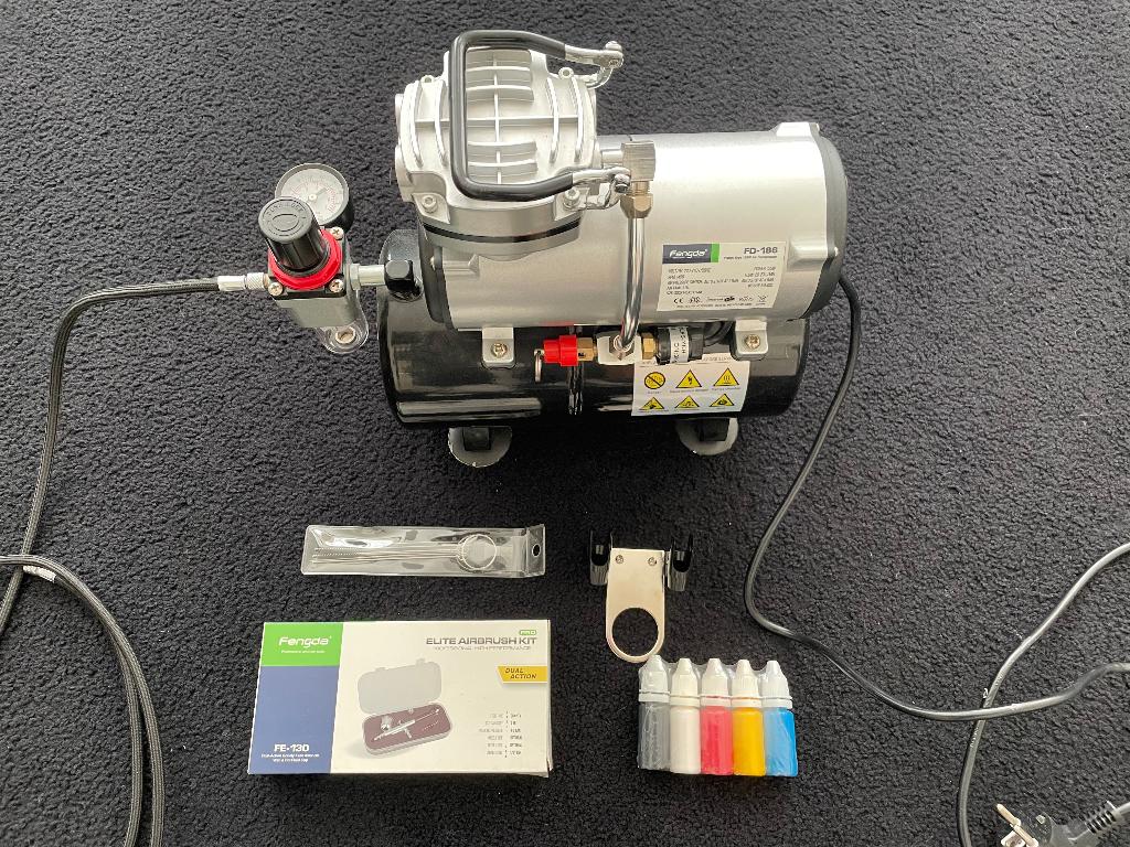 Airbrush set, Hobby en Vrije tijd, Ophalen, Nieuw, Airbrush en Toebehoren