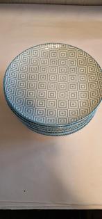 Tokyo design 3 kommen + 6 ontbijtbordjes servies borden kom, Ophalen of Verzenden, Zo goed als nieuw, Effen, Porselein