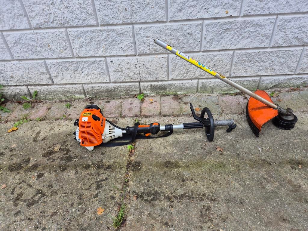 Stihl KM90R met bosmaaier, Ophalen of Verzenden, Benzine