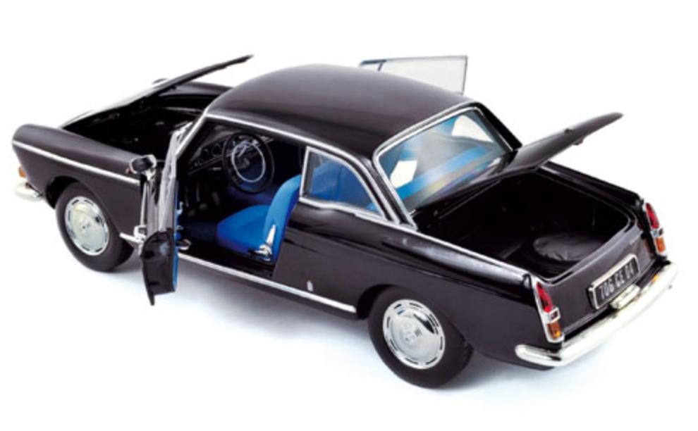 Peugeot 404 Coupe 1967 ZWART schaal 1/18 NOREV ref: 184778, Verzenden, Nieuw, Auto, Norev
