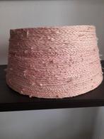 Lampenkap rose met beige ., Ophalen, Beige, Rond, Zo goed als nieuw